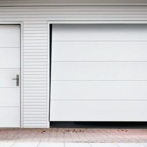 Drzwi garażowe wzor H z bramą uchylną