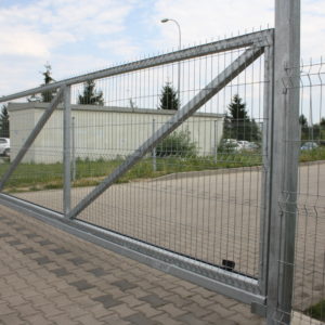 Dostawa i montaż brama ogrodzeniowa z napędem FAAC 741i szlaban hydrauliczny FAAC B680  - lokalizacja Dzierżoniów