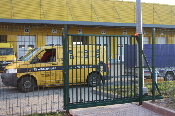Wykonanie i instalacja bramy przesównej automatycznej - lokalizacja Wrocław 2